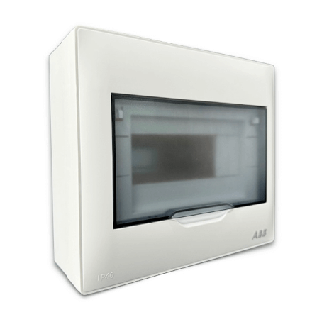 ตู้คอนซูมเมอร์ใส่เบรกเกอร์ 8 ช่อง ABB PSC108 Consumer Unit IEC IP40 Plastic Box & Cover_4